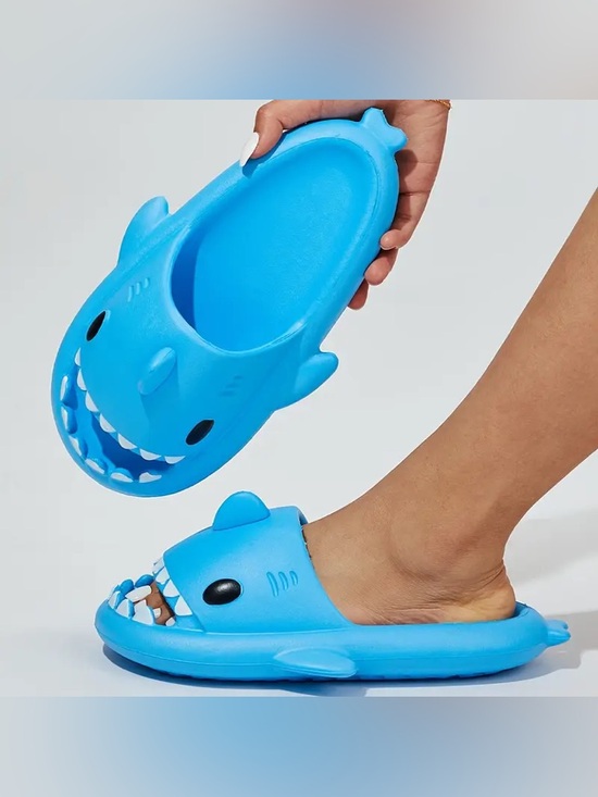 Shoes - Cloud Foam Shark Slides